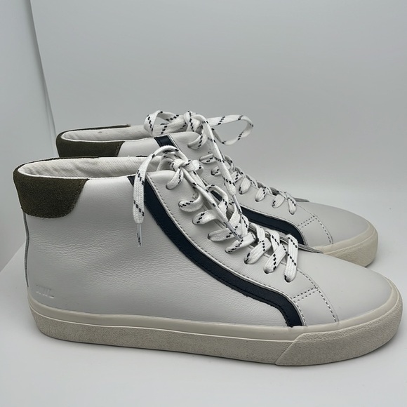 Madewell Sidewalk High-Top Sneakers in Colorblock Leather Unisex Size 8.5 NWOT - Picture 5 of 12